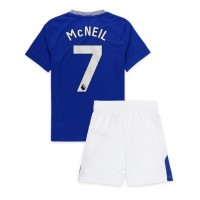 Camiseta Everton Dwight McNeil #7 Primera Equipación Replica 2024-25 para niños mangas cortas (+ Pantalones cortos)